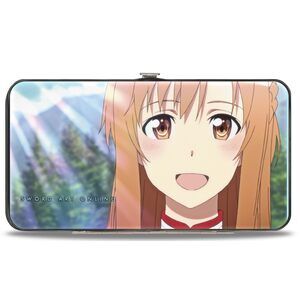 6994 Sword Art Online Wallet, Hinged, Sword Art Online Kirito and Asuna Sun